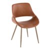 Fabrico - Contemporary Chair (Set of 2) - Antique Copper / Camel - Image 2