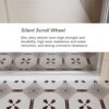 Single Sliding Shower Door With Handle - Chrome - Image 8