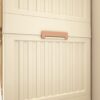 Portable Wardrobe Closet Storage Organizer With 9 Magnetic Doors - Cream White - Image 8
