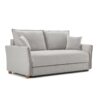 Oren - Chenille Sleeper Sectional Sofa With Storage 2 Toss Pillows - Gray - Image 2