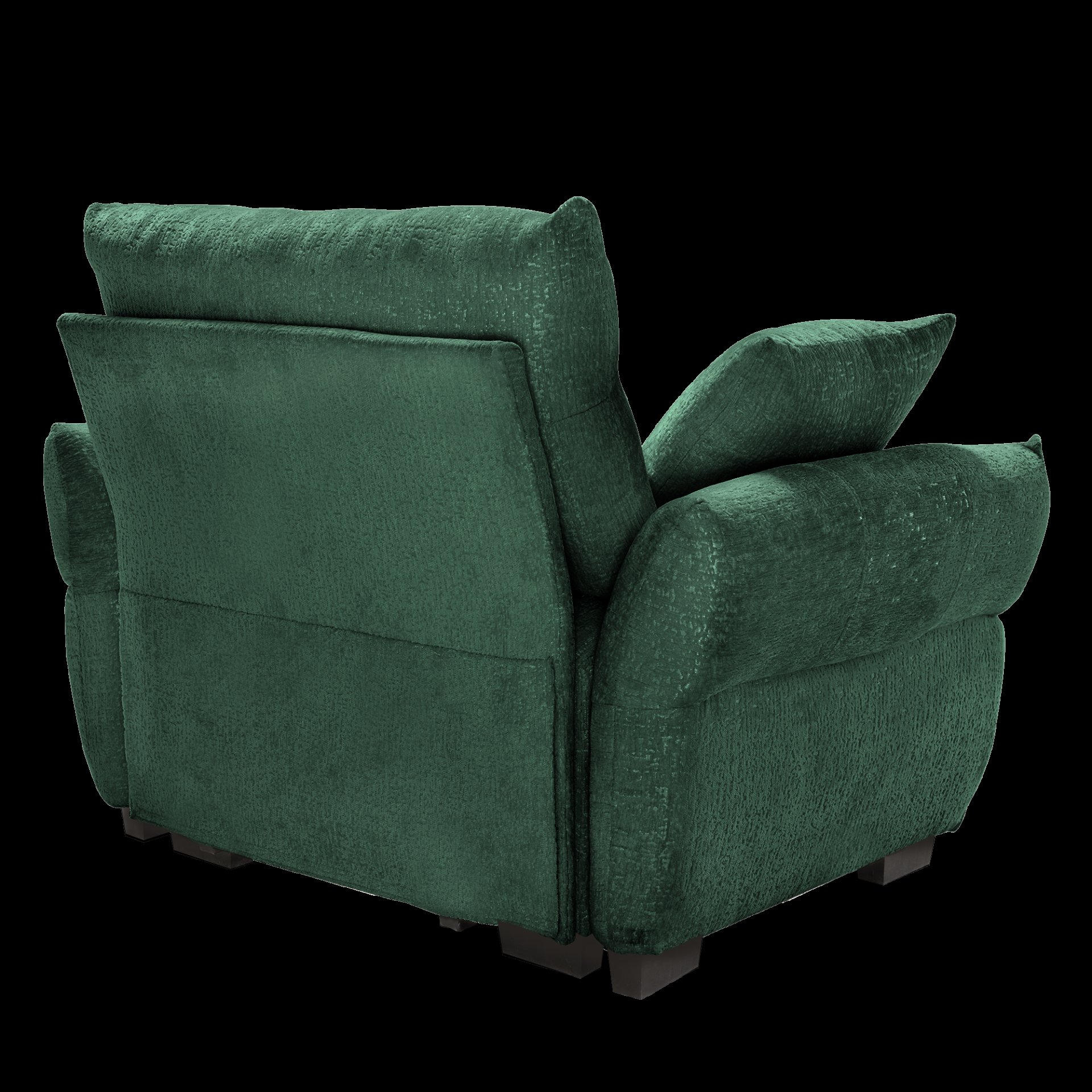 Ergonomic Single Seater Sofa With High Resilience Cushions, Modern Design - Green - Image 6