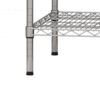 Heavy Duty Adjustable Shelving Unit, 5 Tier Wire Storage Shelves With Wheels - Brushed Nickel - Image 19