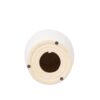 Glazed Ceramic Drum Stool Indoor / Outdoor Side Table Ceramic - White - Image 12