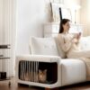 3 Seater Sofa Couch For Living Room, Modern Couches For Small Space, Cat Nest Sofa, For Cat Friendly, Comfy Couch With Waterproof And Cat Scratch Resistant Fabric - Image 5