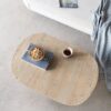 Oval Coffee Table - Cream - Image 8