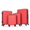 Luggage 4 Piece Lightweight Suitcase With Rotating Wheels, 24" And 28" With Tsa Lock, (16/20/24/28) - Red - Image 18