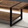 Coffee Table, Accent, Cocktail, Rectangular, Living Room, Contemporary, Modern - Brown - Image 7
