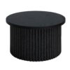 Coffee Table (Set of 2), Round Coffee Table, Modern Side Tables Accent End Table For Living Room - Black - Image 12