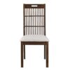 2 Pieces Set Dining Side Chair Rustic Modern Farmhouse Design Retro Design Easy To Assembly - Antique Dark Oak - Image 6