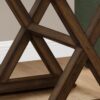 Accent End Table, Square, Transitional - Walnut - Image 2