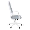 Office Chair, Adjustable Height, Swivel, Ergonomic, Armrests, Modern - White - Image 4