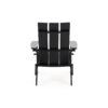 Aurascape - Outdoor Acacia Wood Foldable Adirondack Chair - Black - Image 9