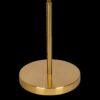 Ornate - Ring Base Curved Table Lamp With Triangle Drum Shade - Gold / White - Image 5