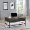 Cliff - 3 Piece Lift Top Coffee And End Table (Set of 2) - Brown - Image 7
