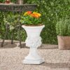 Garden Durable Urn Planter - Antique White - Image 5