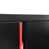 Steel Filing Cabinet With Compartments For Office Use, Storage, File Storage, Archives, And High And Low Cabinets - Black / Red - Image 19