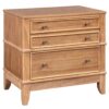 Hazel 3 Drawer Hazel 3 Drawer Side Table For Living Room, Hallway, Entryway - Natural - Image 6