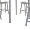 Gaucho - 5 Pieces Pack Counter Height Table Set - White - Image 5