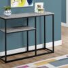 Accent Console Table For Entryway, Contemporary & Convenient Design - Gray - Image 2
