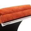 Ergonomic Linen Massage Chaise Lounge With Remote Control, 5 Modes - Orange - Image 18