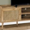 TV Stand, 72 Inch, Console, Media Entertainment Center, Storage Cabinet, Transitional - Walnut - Image 2