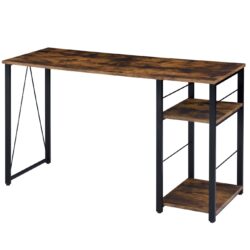 Vadna - Writing Desk - Weathered Oak / Black
