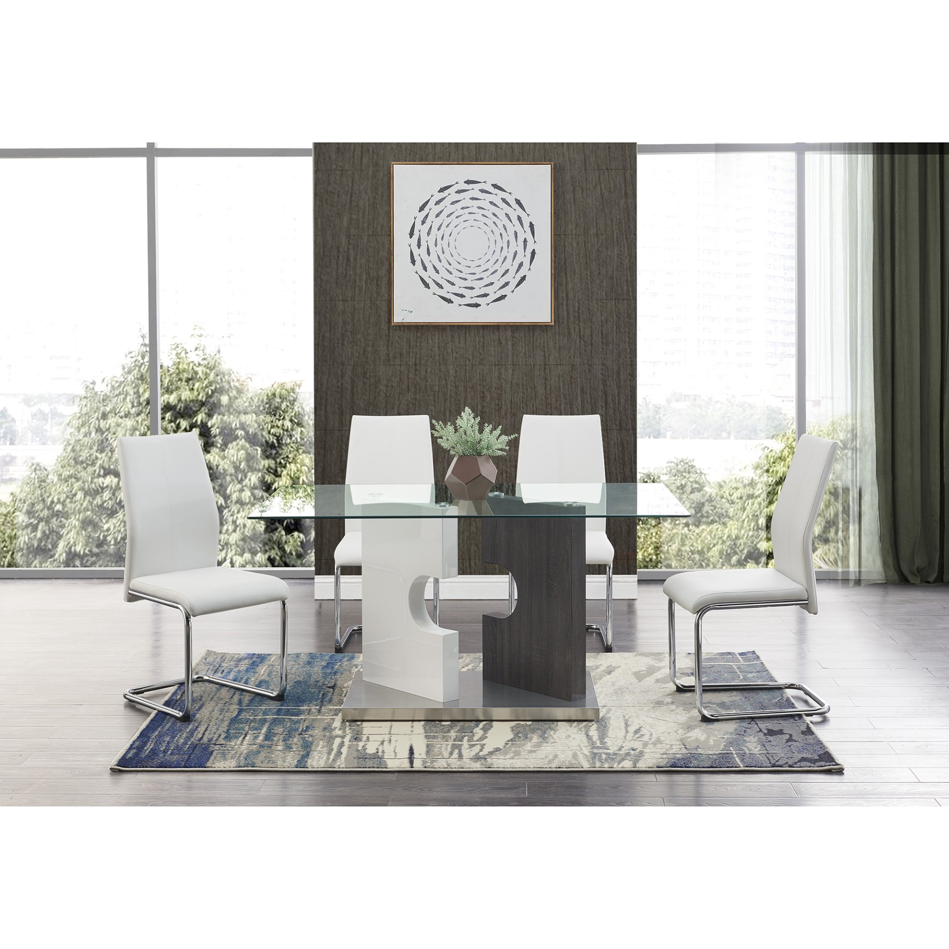 Iris - Dining Table - Gray - Image 11