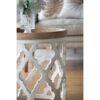 Large Distressed Side Table - White - Image 10