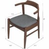 Daisy - Dining Chair (Set of 2) - Brown / Gray - Image 12