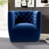 Delaney - Swivel Chair - Dark Blue - Image 12