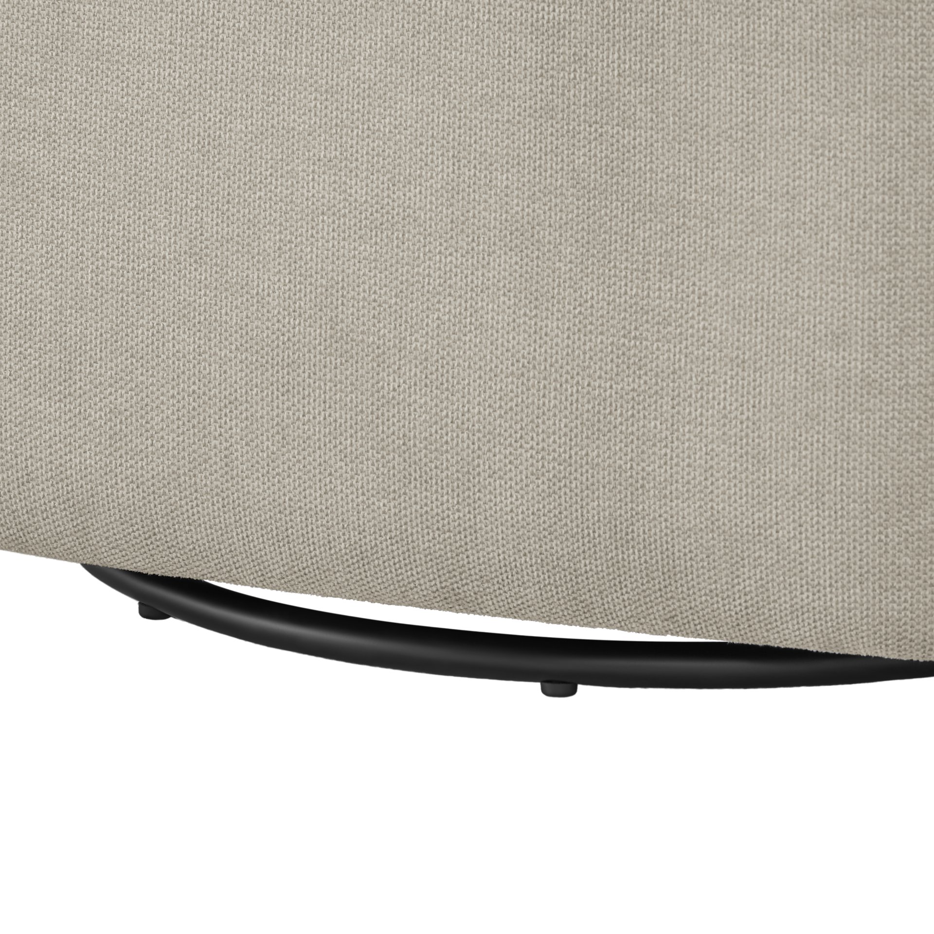 Ardena - Modern Sea Oat Swivel Barrel Chair - Beige - Image 7