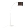 March - Contemporary Floor Lamp - Nickel / Black - Image 2