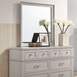 Square Mirror - Gray