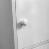 3 Door Storage Utility Cabinet Entryway Living Room Garage Hallway Bathroom Knob Handle - White - Image 3