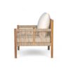 Modern Outdoor Woven Lounge Chair With Solid Wood Frame - Teak - Image 5