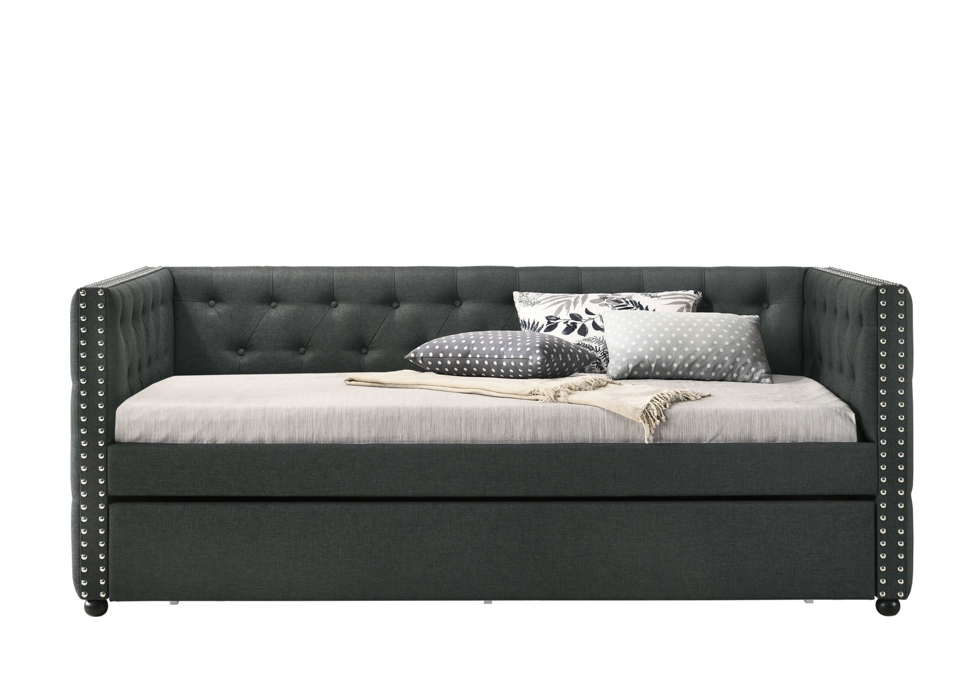 Romona - Twin Daybed With Trundle - Gray - Image 5