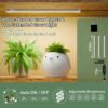 Plant Stand Indoor With Grow Light, 8 Tiered Tall Indoor Plant Shelves For Multiple Plants - Walnut / Black - Image 4