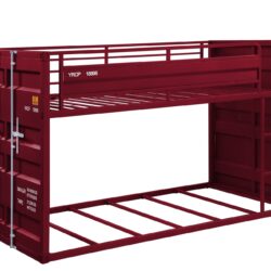 Cargo - Twin Twin Bunk Bed - Red