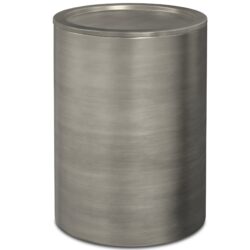 Corbin - Metal Side Table - Antique Silver