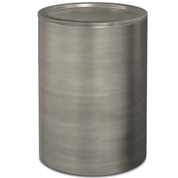 Corbin - Metal Side Table - Antique Silver
