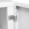 Office Furniture Copier Cabinet 2 Door Steel Copier Stand Mobile Pedestal File Printer Stand - White - Image 10