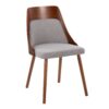Anabelle - Mid-Century Modern Chair (Set of 2) - Walnut / Gray - Image 2
