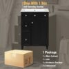 Bathroom Vanity Cabinet With Sink - Black - Image 9