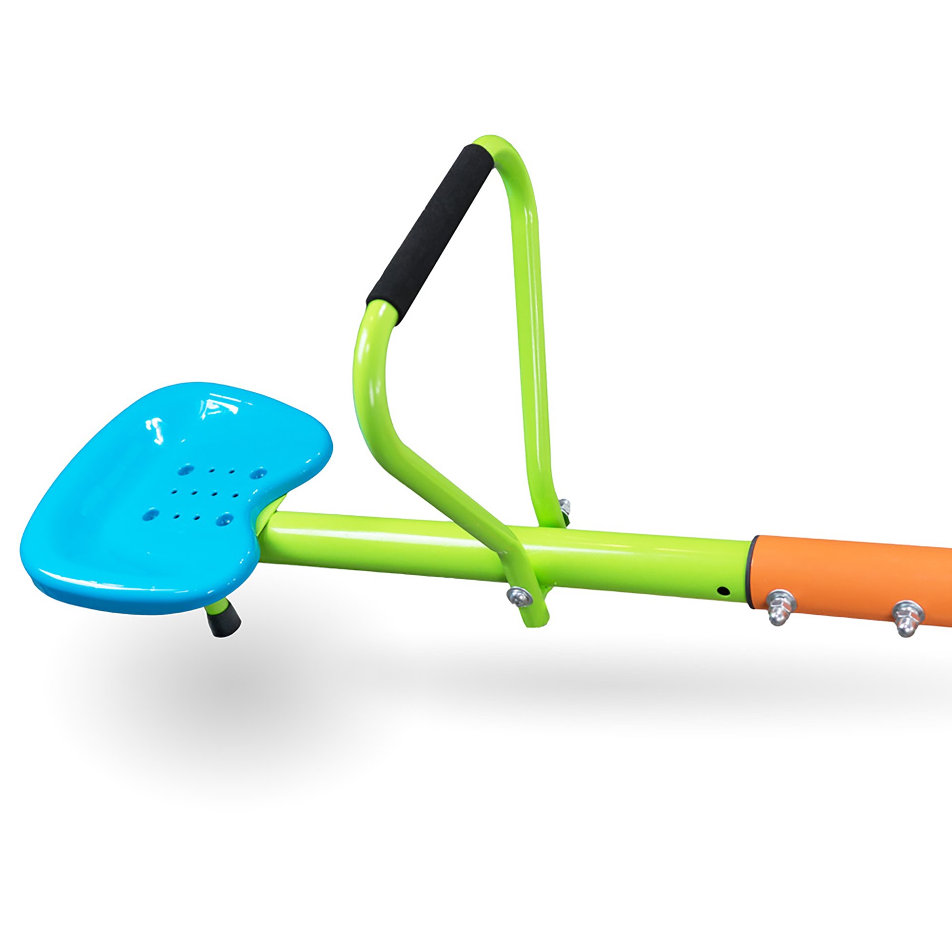 Xss004 Outdoor Playground Four Seats Seesaw For Kids 360 Degree Rotating Sturdy Plastic Seat Seesaw For Kids Seesaw For Kids Age 3+ - Green / Blue - Image 6