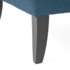 Nicole - French Style Upholstered Loveseat With Tufted Backrest - Navy Blue - Image 11