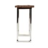 Rustic Glam Console Table With Reclaimed Wood And Iron Frame - Natural - Image 5