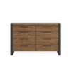 Phera - 8 Drawer Dresser - Brown - Image 2