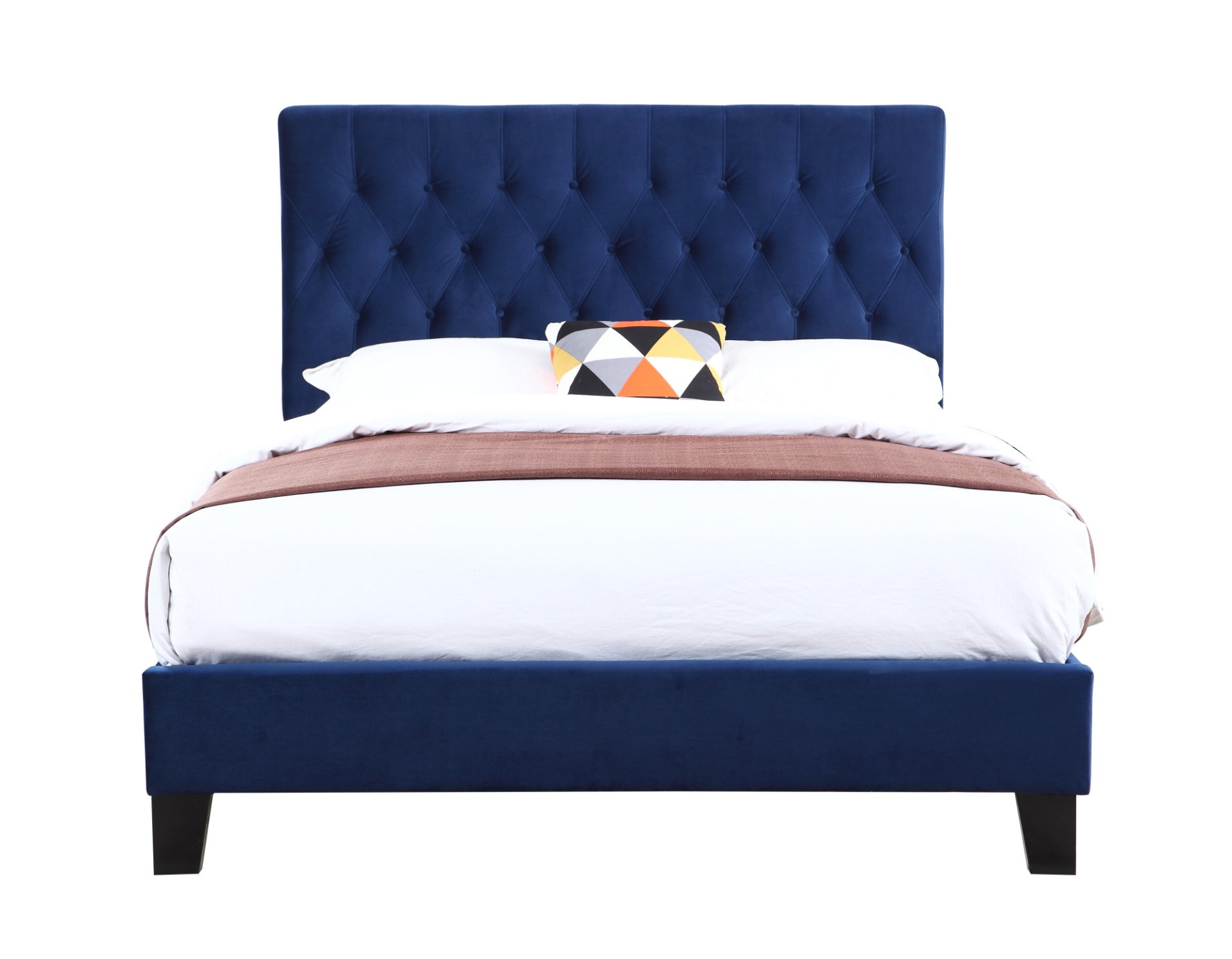 Luma - Full Upholstered Bed - Blue - Image 2
