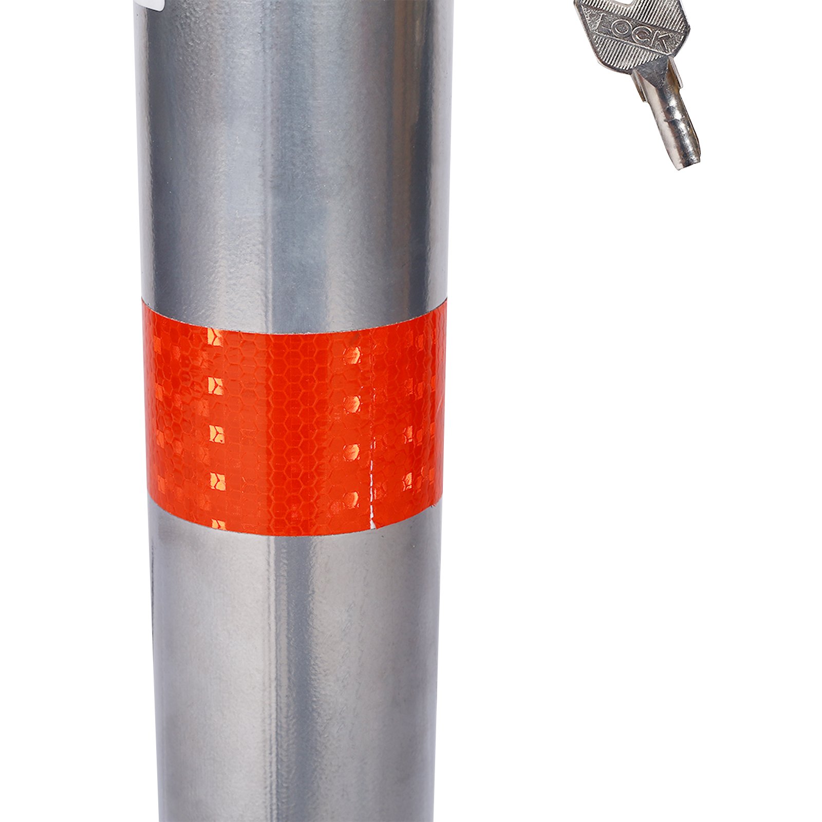 Parking Bollard Pole Barrier With Lock For Car Parking Protection - Gray - Image 7