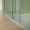 Frameless Shower Door, Sliding Shower Door, Premium 5 / 16" (8 Mm) Thick Tempered Glass Shower Enclosure With Towel Bar, Double Side Easy Clean Coat, Finished With Buffer - Brushed Nickel - Image 15